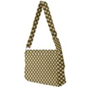 Gold polka dots patterm, retro style dotted pattern, classic white circles Full Print Messenger Bag (L) View2