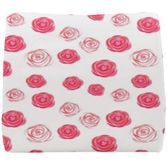 Watercolor Hand Drawn Roses Pattern Seat Cushion by TastefulDesigns