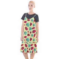 Watermelons, Fruits And Ice Cream, Pastel Colors, At Yellow Camis Fishtail Dress by Casemiro