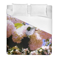 Pink Snowball Branch Duvet Cover (Full/ Double Size)