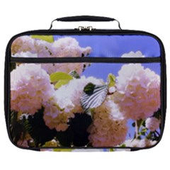 Pink Snowball Branch Full Print Lunch Bag