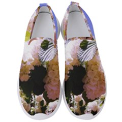 Pink Snowball Branch Men s Slip On Sneakers