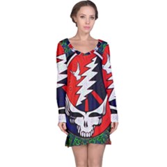 Grateful Dead - Long Sleeve Nightdress by Sapixe