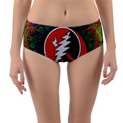 Grateful Dead - Reversible Mid-waist Bikini Bottoms