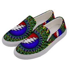 Grateful Dead Men s Canvas Slip Ons by Sapixe