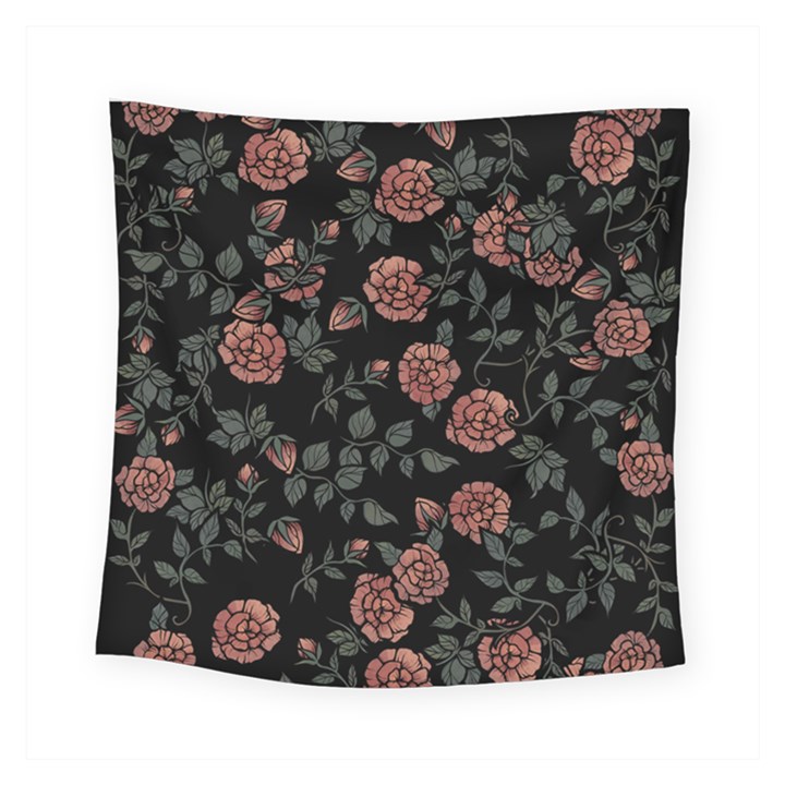 Dusty Roses Square Tapestry (Small)