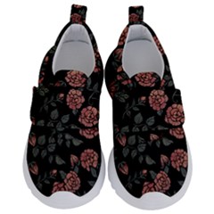 Dusty Roses Kids  Velcro No Lace Shoes by BubbSnugg