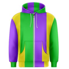 New Orleans Carnival Colors Mardi Gras Men s Zipper Hoodie by yoursparklingshop