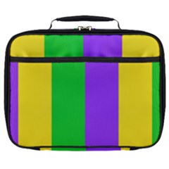 New Orleans Carnival Colors Mardi Gras Full Print Lunch Bag by yoursparklingshop