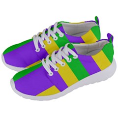 New Orleans Carnival Colors Mardi Gras Men s Lightweight Sports Shoes by yoursparklingshop