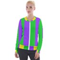 New Orleans Carnival Colors Mardi Gras Velour Zip Up Jacket View1