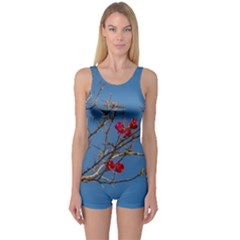 Santa Rita Flower Photo001 One Piece Boyleg Swimsuit by dflcprintsclothing