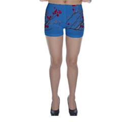 Santa Rita Flower Photo001 Skinny Shorts