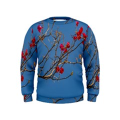 Santa Rita Flower Photo001 Kids  Sweatshirt