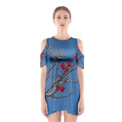 Santa Rita Flower Photo001 Shoulder Cutout One Piece Dress