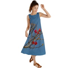 Santa Rita Flower Photo001 Summer Maxi Dress