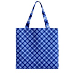 Retro Style Pattern, Scottish Tartan, Buffalo Plaid Theme Zipper Grocery Tote Bag by Casemiro