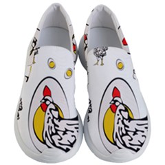 Roseanne Chicken, Retro Chickens Women s Lightweight Slip Ons