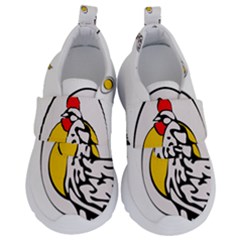 Roseanne Chicken Kids  Velcro No Lace Shoes by EvgeniaEsenina