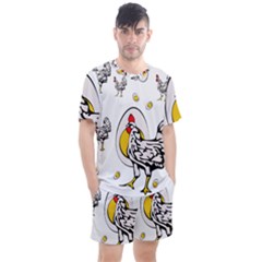 Roseanne Chicken Men s Mesh Tee and Shorts Set