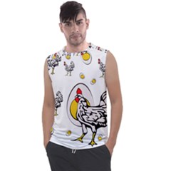 Roseanne Chicken, Retro Chickens Men s Regular Tank Top