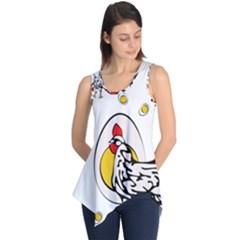 Roseanne Chicken, Retro Chickens Sleeveless Tunic