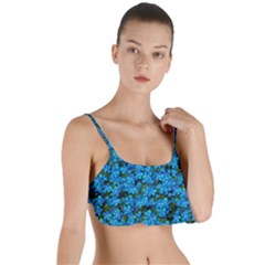 Blue Sakura Forest  Tree So Meditative And Calm Layered Top Bikini Top  by pepitasart