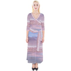 Bolivia-gettyimages-613059692 Quarter Sleeve Wrap Maxi Dress