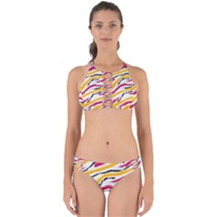 Painted Shades Perfectly Cut Out Bikini Set by designsbymallika