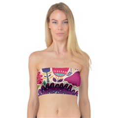 Spring Pattern Bandeau Top by designsbymallika