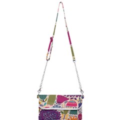 Spring Pattern Mini Crossbody Handbag by designsbymallika