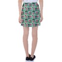 60s Girl Floral Green Tennis Skirt View2