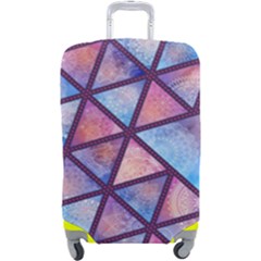 Triangle Mandala Pattern Luggage Cover (large) by designsbymallika