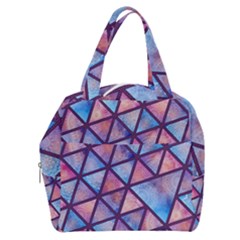 Triangle Mandala Pattern Boxy Hand Bag by designsbymallika