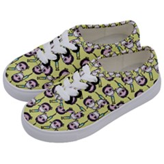 Doctor Pattern Kids  Classic Low Top Sneakers by snowwhitegirl