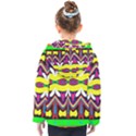 Colorful shapes                                                  Kids  Hooded Puffer Jacket View2