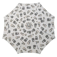 Cute Seamless Pattern With Koala Panda Bear Straight Umbrellas by Amaryn4rt