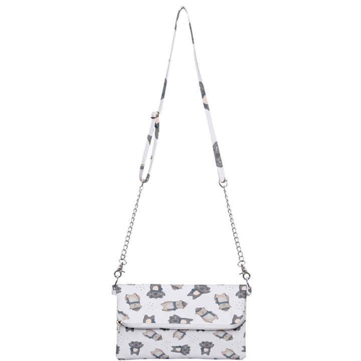 Cute Seamless Pattern With Koala panda Bear Mini Crossbody Handbag