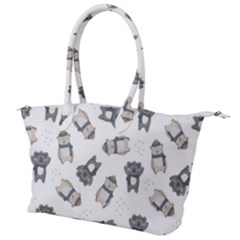 Cute Seamless Pattern With Koala Panda Bear Canvas Shoulder Bag by Amaryn4rt