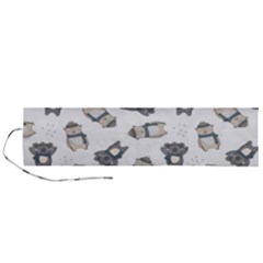 Cute Seamless Pattern With Koala Panda Bear Roll Up Canvas Pencil Holder (l) by Amaryn4rt