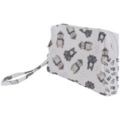 Cute Seamless Pattern With Koala Panda Bear Wristlet Pouch Bag (small) by Amaryn4rt