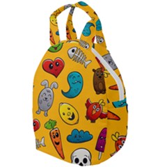 Graffiti Characters Seamless Ornament Travel Backpacks by Amaryn4rt