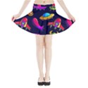 Space Pattern Mini Flare Skirt View3