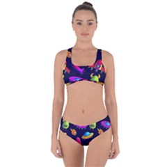 Space Pattern Criss Cross Bikini Set by Amaryn4rt