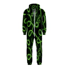 Snakes Seamless Pattern Hooded Jumpsuit (kids)