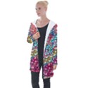 Rainbow Support Group  Longline Hooded Cardigan View1