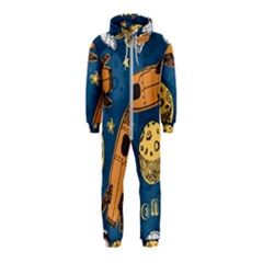 Missile Pattern Hooded Jumpsuit (kids)