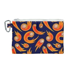 Space Patterns Pattern Canvas Cosmetic Bag (medium) by Amaryn4rt
