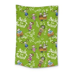 Seamless Pattern With Kids Small Tapestry