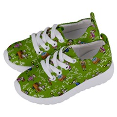 Seamless Pattern With Kids Kids  Lightweight Sports Shoes by Amaryn4rt